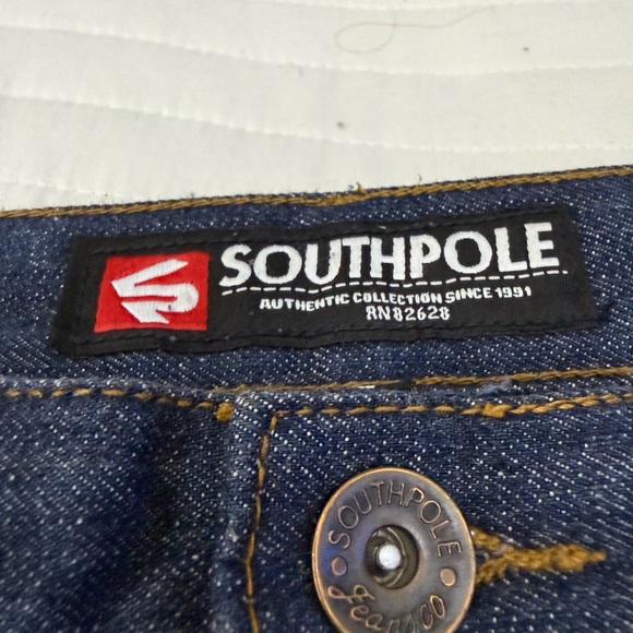 Southpole Y2K Blue Jeans Men’s L 30 Streetwear Hip Hop Denim - Picture 3 of 8